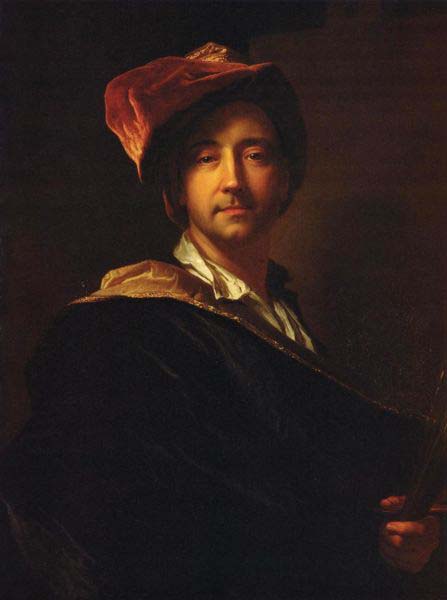 Hyacinthe Rigaud Self portrait